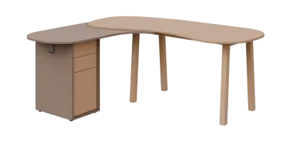 RGY 01 L stůl kancelářský, rohový, levý, masivní dřevěná podnož, deska 18 mm, široký 1840 mm, neutrá RGY 01 L stůl kancelářský, rohový, levý, masivní dřevěná podnož, deska 18 mm, široký 1840 mm, neutrální